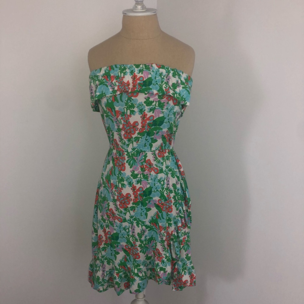 Lily Pulitzer Floral Strapless dress
